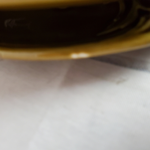 Vintage 1950s Gien France Green Divided Fondue Plates Set of 4 - Picture 15 of 16